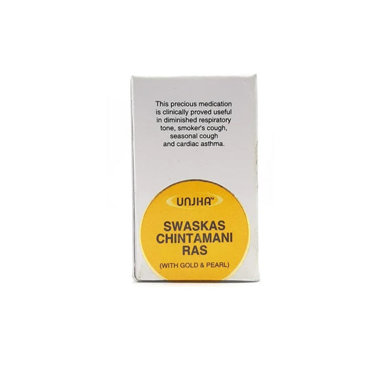 Unjha Ayurvedic Shwaskas Chintamani Ras (S.M.Y) Tablets