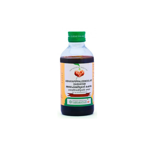 Vaidyaratnam Ayurvedic Abhayapippaleemooladi Kashayam Flüssigkeit 200 Ml