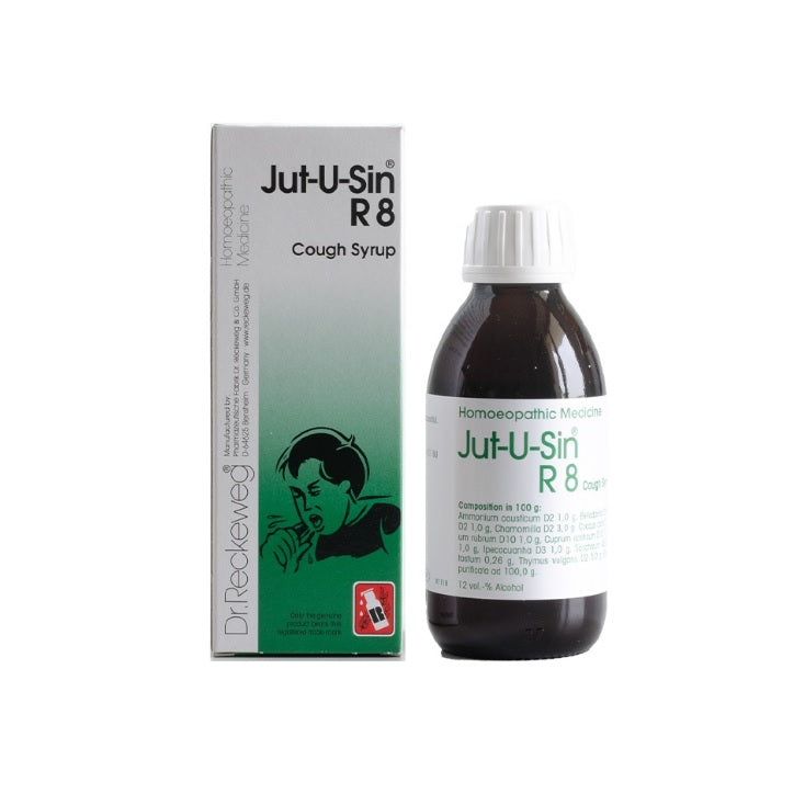 Dr. Reckeweg Homoeopathy R8 Jut U Sin Cough Syrup 150 ml