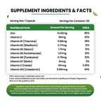 Himalayan Organics Plant Based Zinc With Vitamin C Vegetarian 120 Capsules