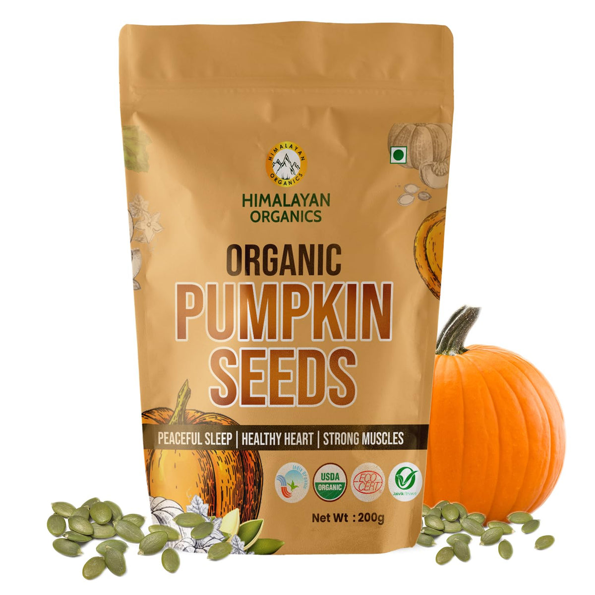 Himalayan Organics Pumpkin Seeds 200g