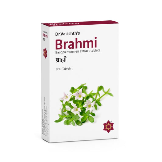 Dr Vasishth's Ayurvedic Brahmi 3 X 10 Tablets