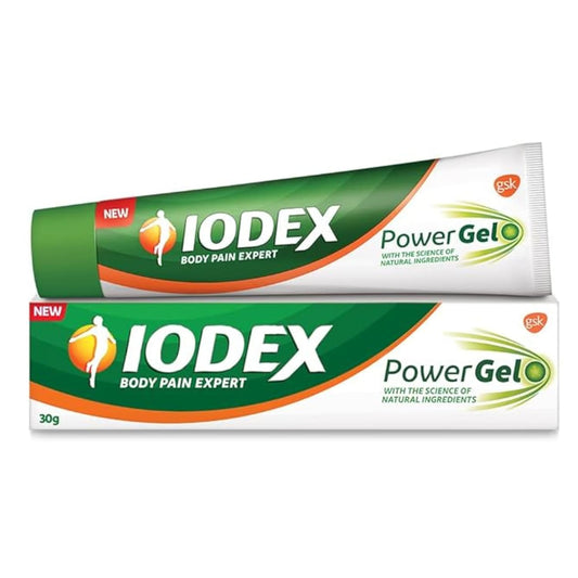 Iodex Power Gel Body Pain Expert With Natural Ingredients 30G