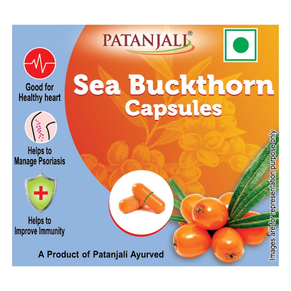 Patanjali Ayurvedic Sea Buckthorn 30 Capsule