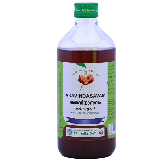 Vaidyaratnam Ayurvedische Aravindasavam-Flüssigkeit 450 ml