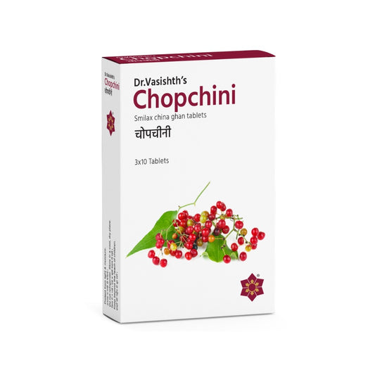 Dr Vasishth's Ayurvedic Chopchini 3 X 10 Tablets