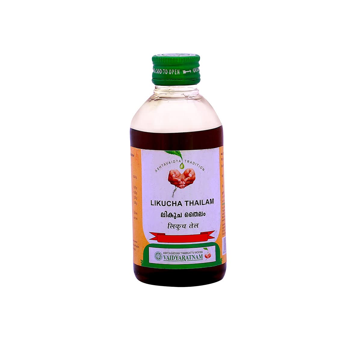 Vaidyaratnam Likucha Thailam Oil 200 Ml