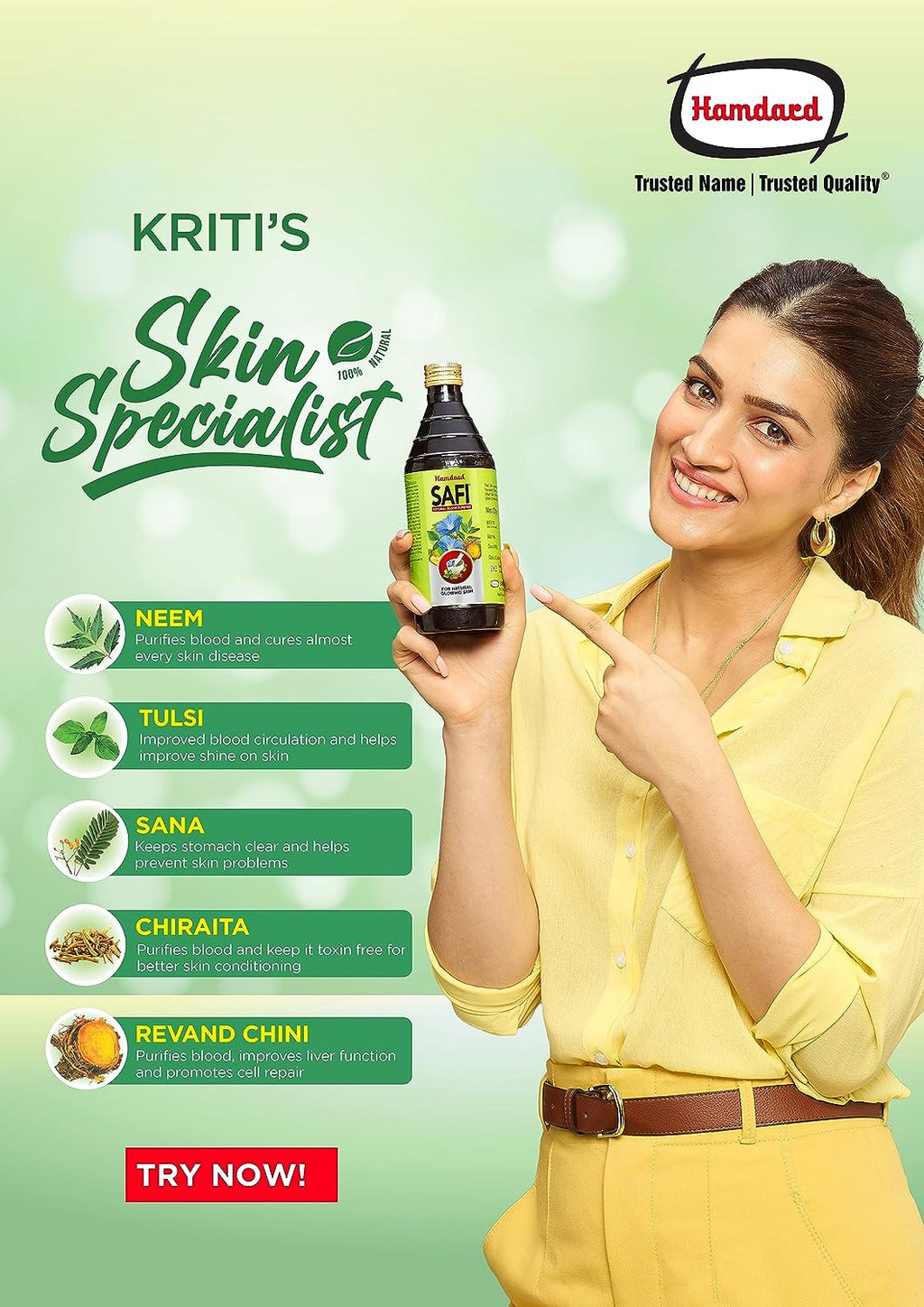 Hamdard Ayurvedischer Safi natürlicher Blutreinigungssirup