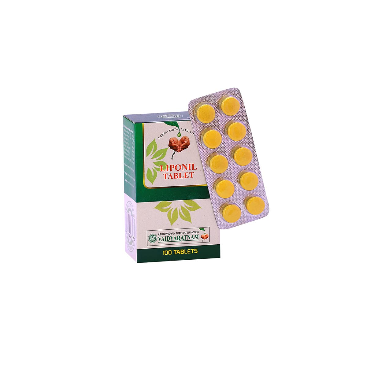 Vaidyaratnam Liponil 100 Tablets