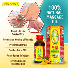 LooLoo Ayurvedic Oleo Hayat Herbal Massage Oil