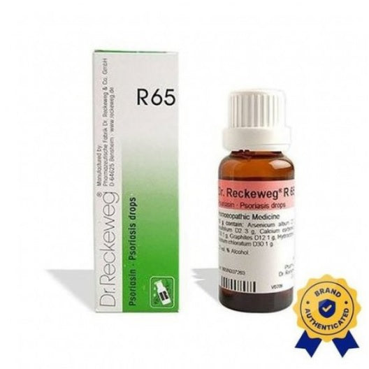 Dr Reckeweg Homoeopathy R65 Psoriasis Drops 22 ml