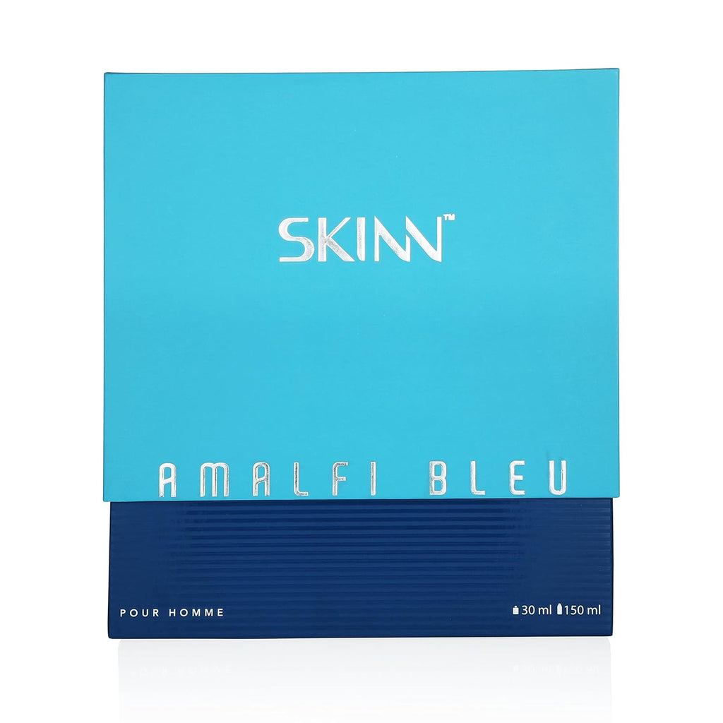 Skinn by Titan Amalfi Bleu Coffret 30 ml Parfüm &amp; 150 ml Deodorant für Männer Geschenkset