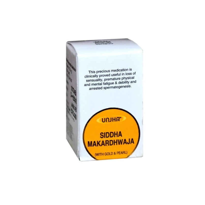 Unjha Ayurvedische Siddha Makardhwaj Ras (SMY) Tabletten