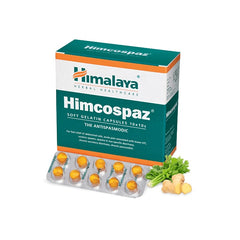 Himalaya Herbal Ayurvedic Himcospaz Weichgelatine Das bahnbrechende krampflösende Mittel 10 x 10 Kapseln