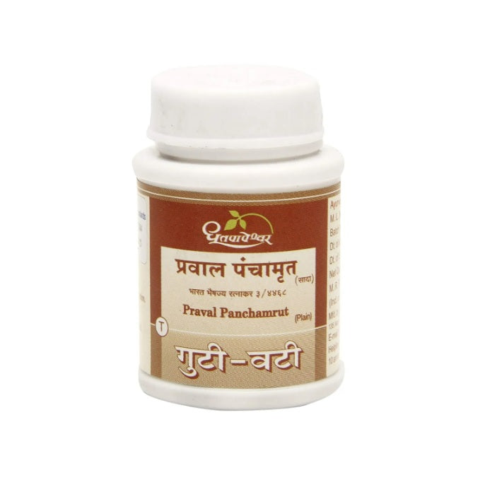 Dhootapapeshwar Ayurvedic Praval Panchamrut (Plain) Tablet & Powder