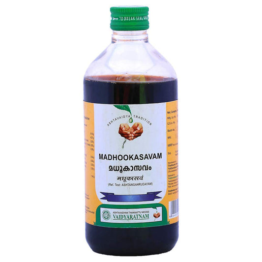 Vaidyaratnam Madhookasavam Flüssigkeit 450 ml