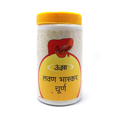 Unjha Ayurvedic Lavan Bhaskar Churna Verstopfung, Hämorrhoiden, Appetitlosigkeit, Blähungen, Pulver 100 g