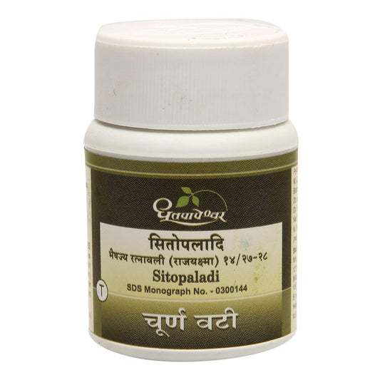 Dhootapapeshwar Ayurvedische Sitopaladi-Tabletten und Churan-Pulver