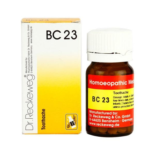 Dr Reckeweg Homoeopathy Toothache Bio-Combination 23 (BC 23) 20gm Tablet