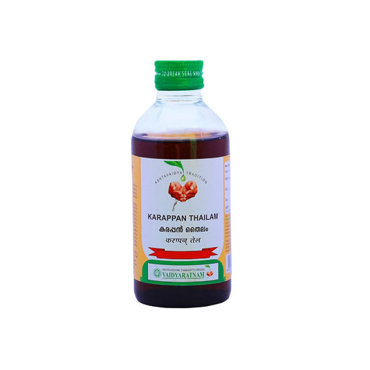 Vaidyaratnam Ayurvedisches Karappan Thailam-Öl 200 ml