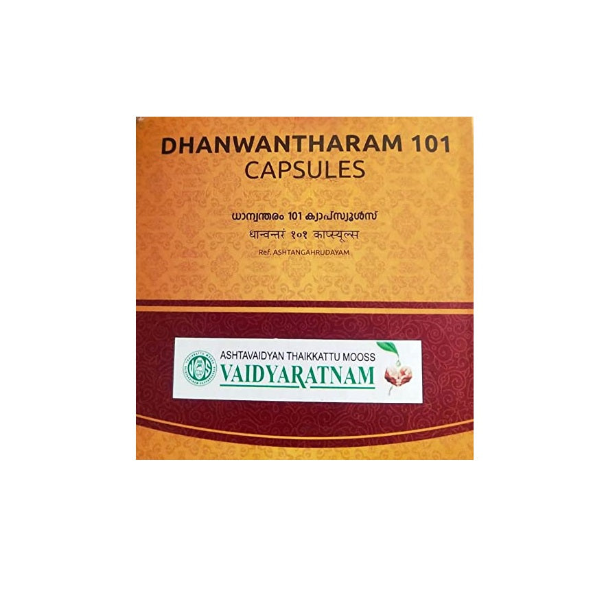 Vaidyaratnam Ayurvedic Dhanwantharam 101 Soft Gel 100 Capsules