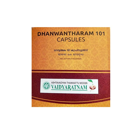 Vaidyaratnam Ayurvedic Dhanwantharam 101 Softgel 100 Kapseln