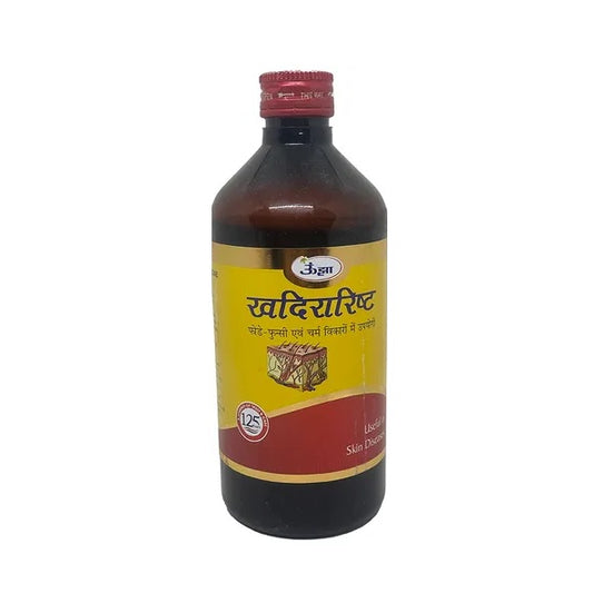 Unjha Ayurvedische Khadirarista-Flüssigkeit 450ml