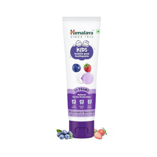 Himalaya Herbal Ayurvedic Kids Bubble Gum, Cool Mint &amp; Orange Для естественной защиты полости рта (паста) Зубная паста