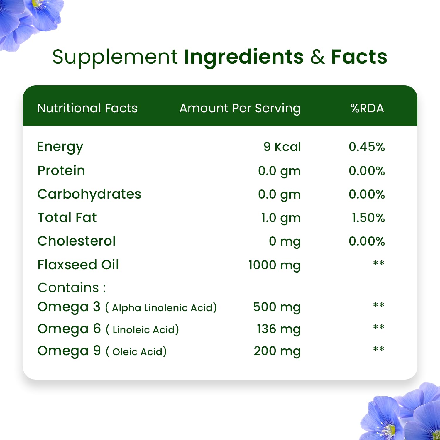 Himalayan Organics Vegan Omega 3-6-9 Vegetarian 90 Capsules