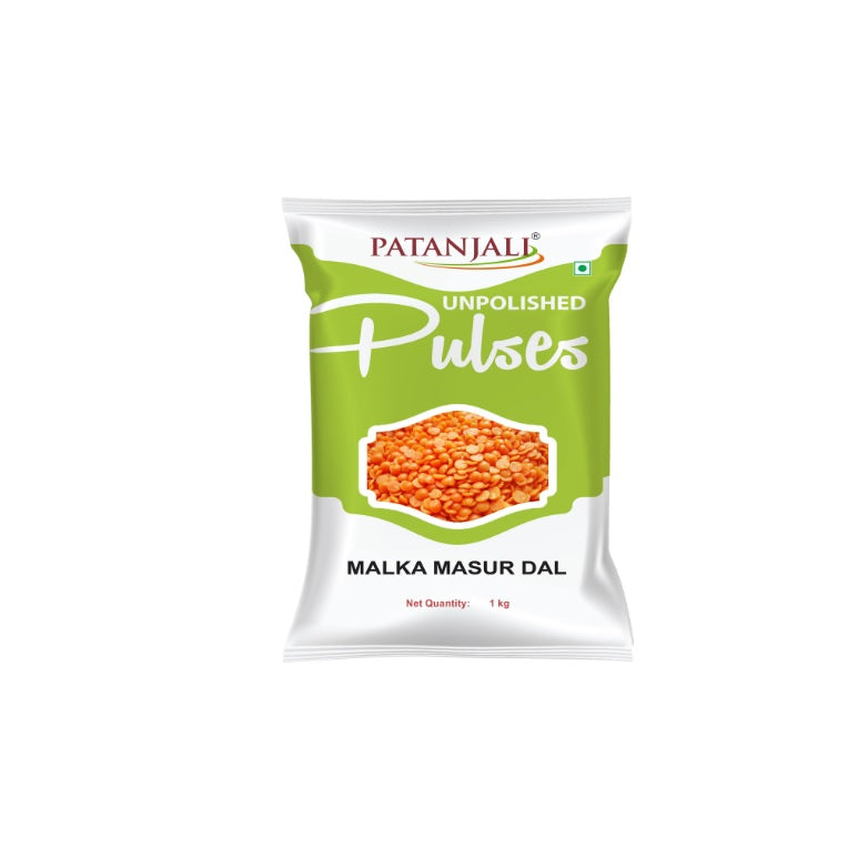 Patanjali Unpolished Pulses Malka Masur Dal Dry Beans