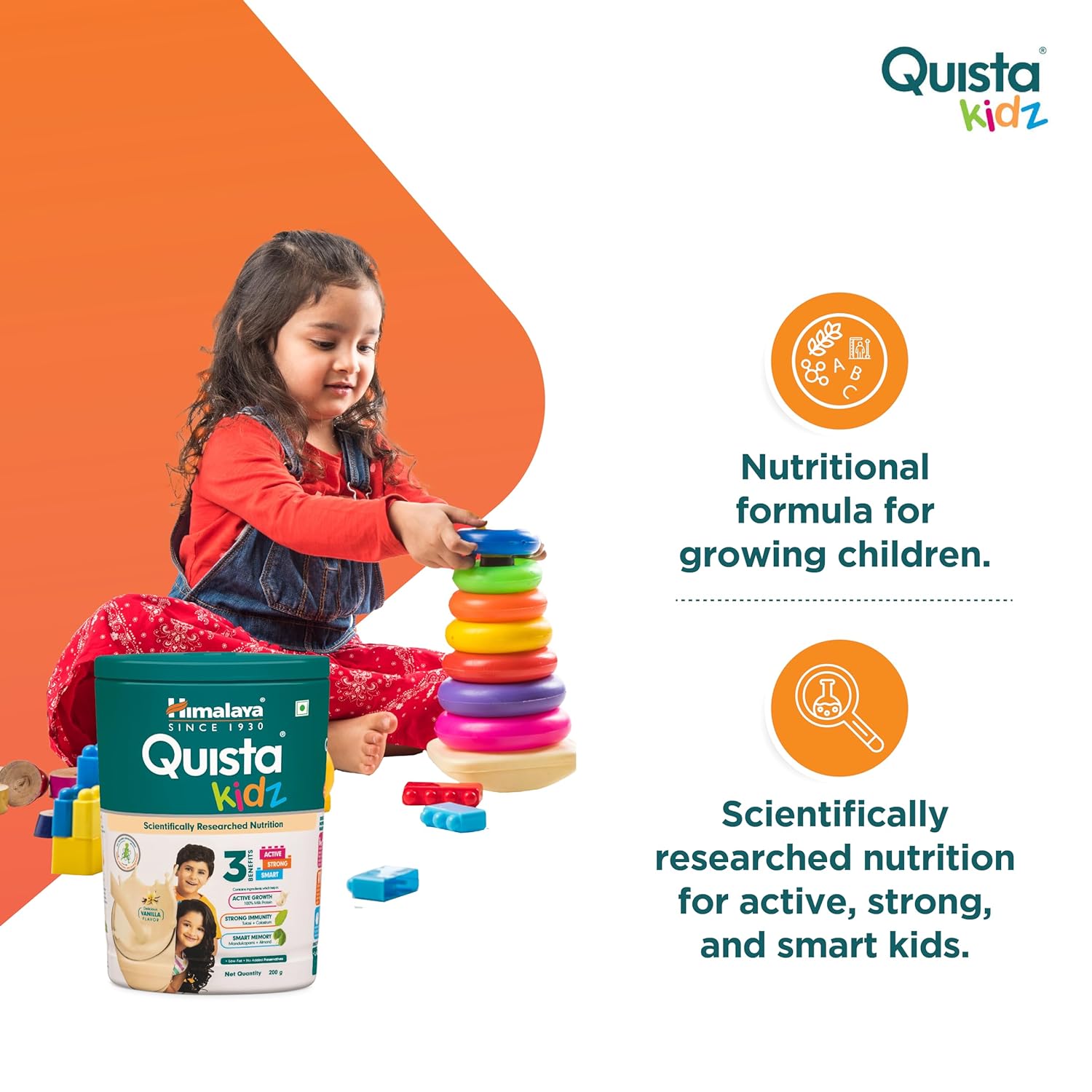 Himalaya Herbal Quista kidz Vanille &amp; Schokoladenpulver 200 g