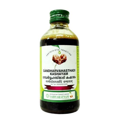 Vaidyaratnam Ayurvedic Gandharvahasthadi Kashayam Liquid 200 Ml