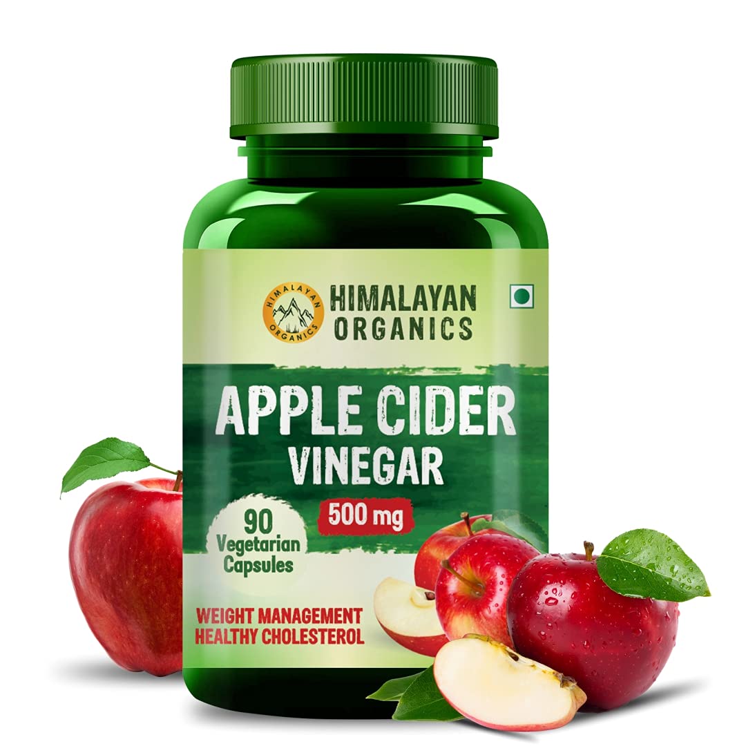 Himalayan Organics Apple Cider Vinegar 500mg 90 Vegetarian Capsules