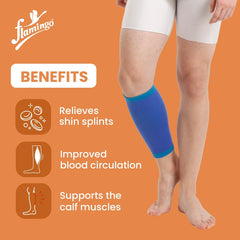 Flamingo Health Orthopaedic Premium Calf Support (Pair) Unisex Code 2071