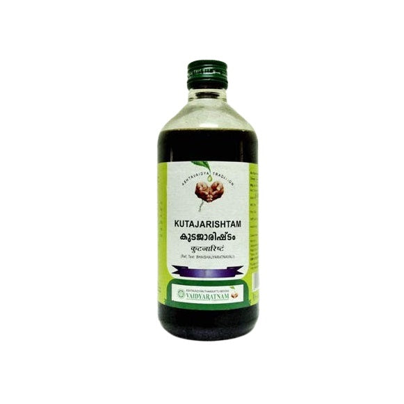 Vaidyaratnam Ayurvedic Kutajarishtam Liquid 450ml