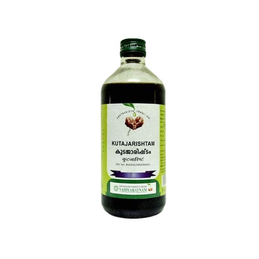 Vaidyaratnam Ayurvedic Kutajarishtam Liquid 450ml