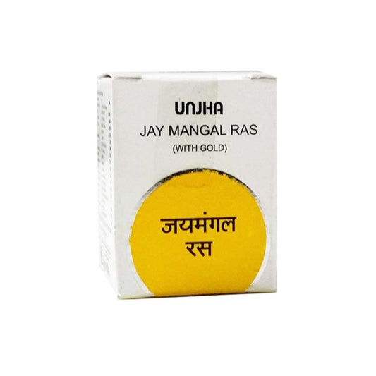 Unjha Ayurvedic Jay Mangal Ras mit Goldtablette