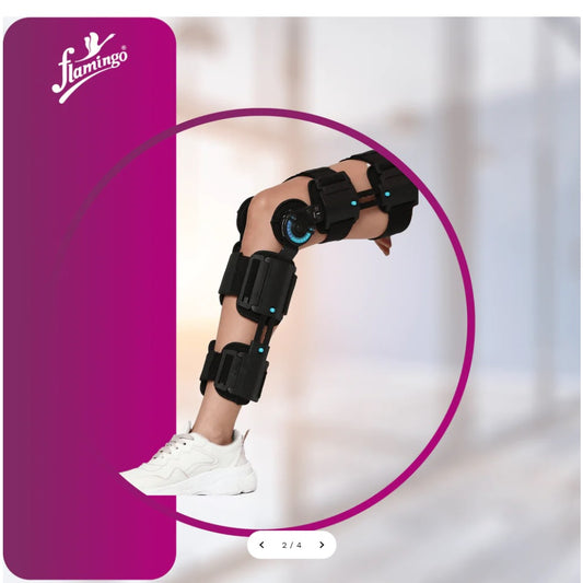 Flamingo Health Orthopedic R O M Knee Brace Universal Code 2141