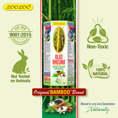 LooLoo Ayurvedic Oleo Rheuma Herbal Liniment Oil