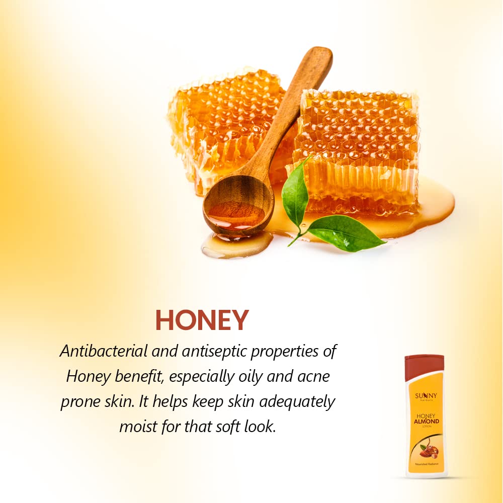 Bakson's Sunny Herbals Honey And Almond Body Nourished Radiance Skin Care Lotion