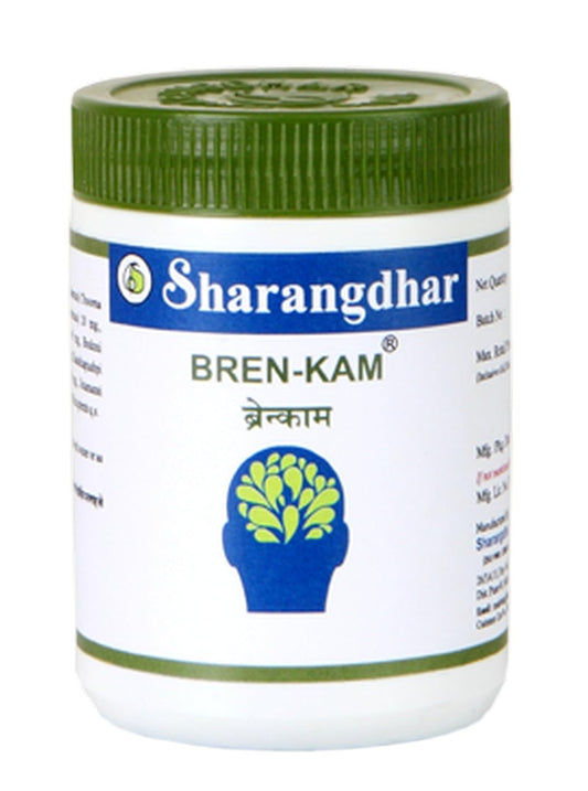 Sharangdhar Ayurvedic Brenkam Tabletten gegen Stress, Schlaflosigkeit und hohen Blutdruck