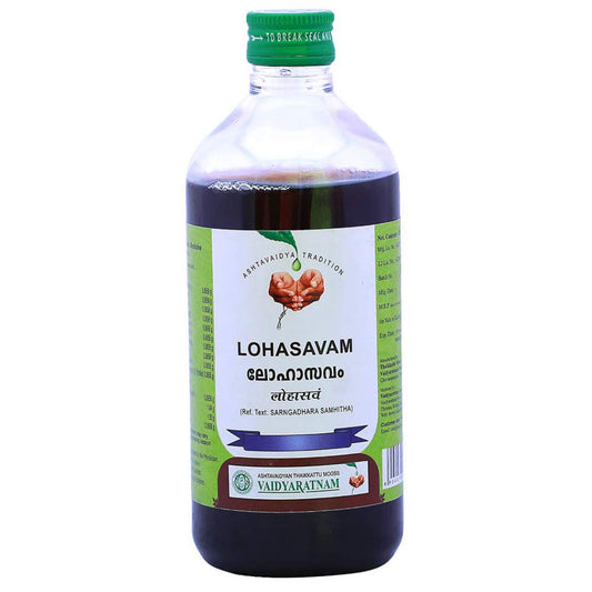 Vaidyaratnam Ayurvedische Lohasavam-Flüssigkeit 450 ml