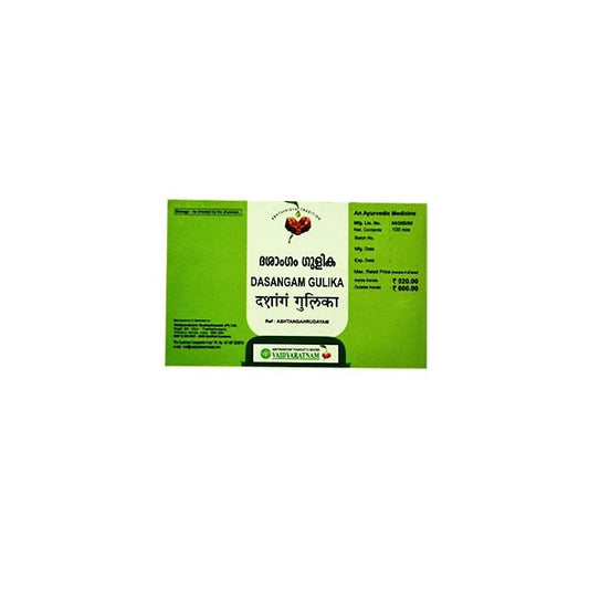 Vaidyaratnam Ayurvedic Dasangam Gulika 100 Tablet