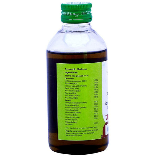 Vaidyaratnam Ayurvedic Dinesavalyadi Kera Thailam Oil 200 Ml