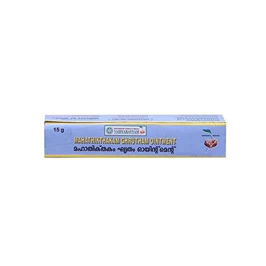 Vaidyaratnam Mahathikthakam Ghrutham Ointment 20g