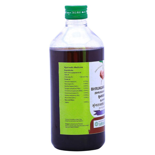 Vaidyaratnam Ayurvedische Bringarajasavam-Flüssigkeit, 450 ml