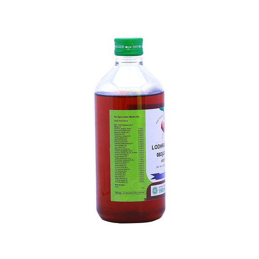 Vaidyaratnam Ayurvedische Lodhrasavam-Flüssigkeit 450 ml