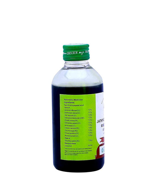 Vaidyaratnam Ayurvedic Jathyadi Kera Thailam Oil 200 Ml