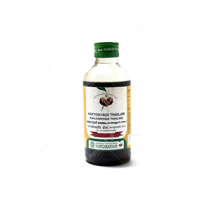 Vaidyaratnam Ayurvedic Kayyonyadi Kera Thailam Oil 200 Ml