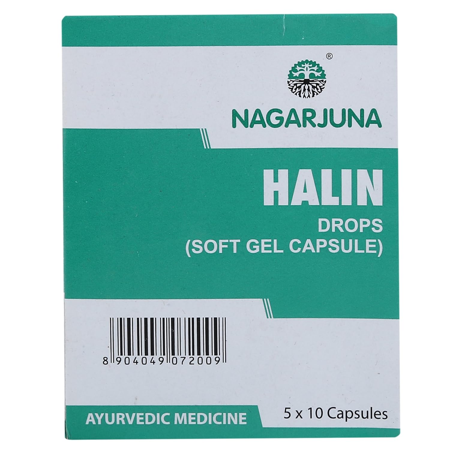Nagarjuna Ayurvedic Halin Drops 50 Capsules